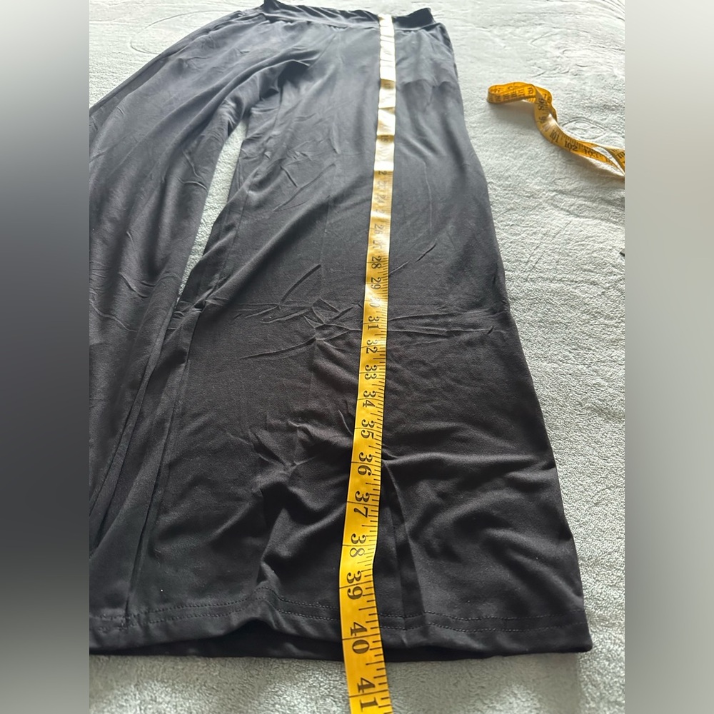 Unbranded black wide leg trousers, small, new without tags, with pockets. - Picture 5 of 8